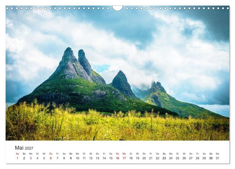 Produktbild: Traumhaftes Mauritius (Wandkalender 2027 DIN A3 quer), CALVENDO Monatskalender