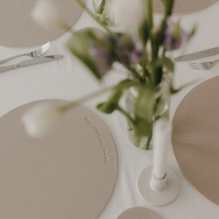 Produktbild: Wendbares Platzset Das Leben Creme
