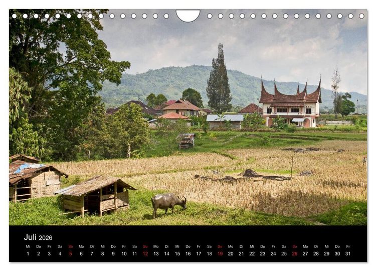 Produktbild: Indonesien (Wandkalender 2026 DIN A4 quer), CALVENDO Monatskalender