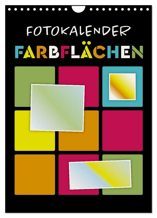 Produktbild: Fotokalender FARBFL&Auml;CHEN (Wandkalender 2027 DIN A4 hoch), CALVENDO Monatskalender