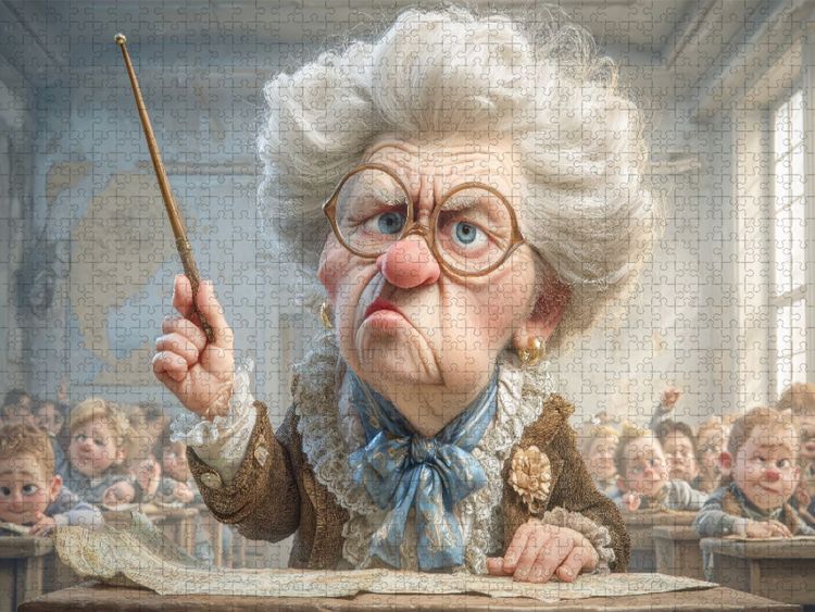 Produktbild: CALVENDO Puzzle Lehrerin | 1000 Teile Lege-Gr&ouml;&szlig;e 64x48cm Foto-Puzzle f&uuml;r gl&uuml;ckliche Stunden