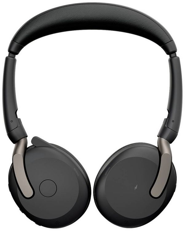Produktbild: Jabra Evolve2 65 Flex Link380a MS On Ear Headset Bluetooth&reg; Stereo Schwarz Noise Cancelling Headset, Mikrofon-Stummschaltung, Lautst&auml;rkeregelung,