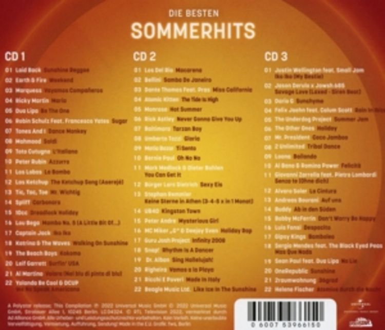 Produktbild: Die Ultimative Chartshow - Die besten Sommerhits
