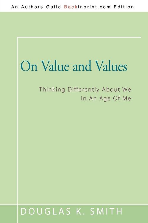 Produktbild: On Value and Values