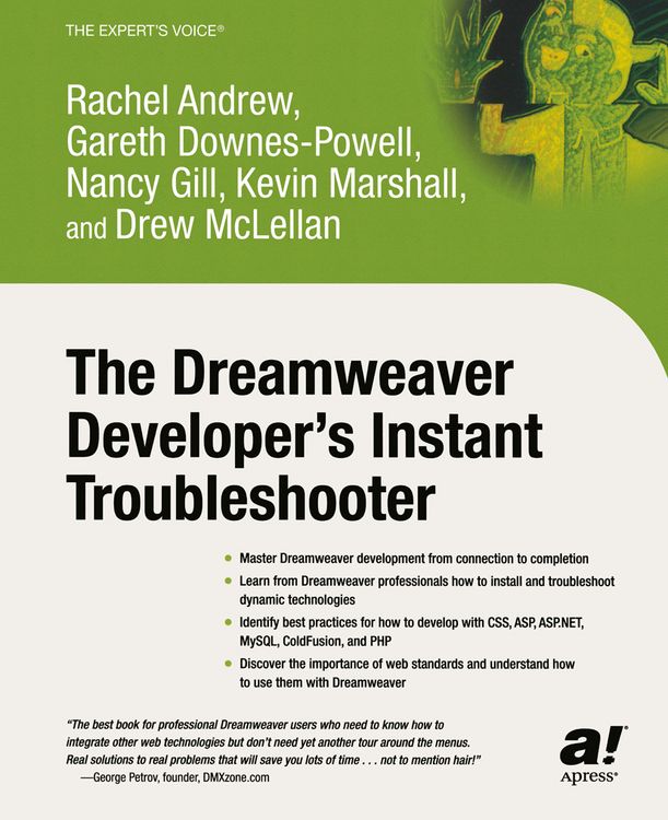 Produktbild: The Dreamweaver Developer's Instant Troubleshooter