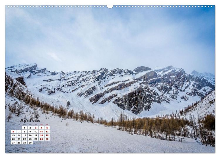 Produktbild: The French Alps, on the trail of the marmot (Wall Calendar 2026 DIN A2 landscape), CALVENDO 12 Month Wall Calendar