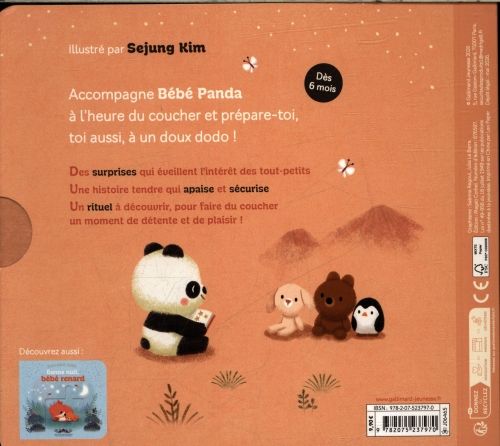 Produktbild: Fais de beaux r&ecirc;ves, b&eacute;b&eacute; panda