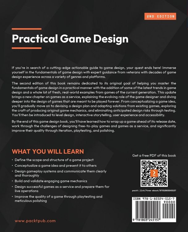 Produktbild: Practical Game Design - Second Edition