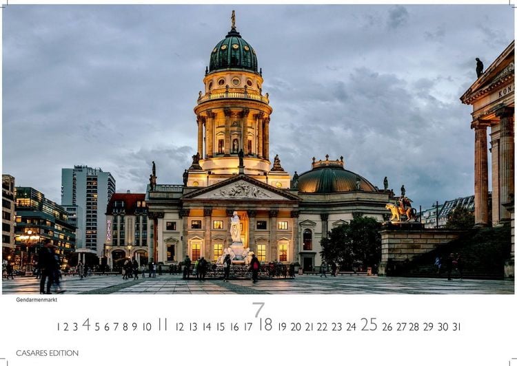 Produktbild: Berlin Kalender 2027 &ndash; Wandkalender | Fotokalender Deutschland 24x35cm - in 12 stimmungsvollen Aufnahmen zwischen Kultur, Architektur und Hauptstadtflair