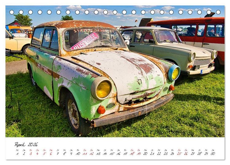 Produktbild: Trabi-Treffen (Tischkalender 2026 DIN A5 quer), CALVENDO Monatskalender