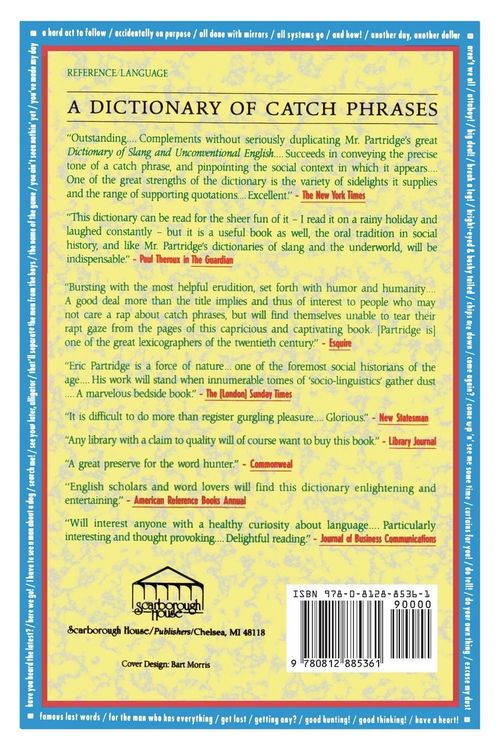 Produktbild: Dictionary of Catch Phrases