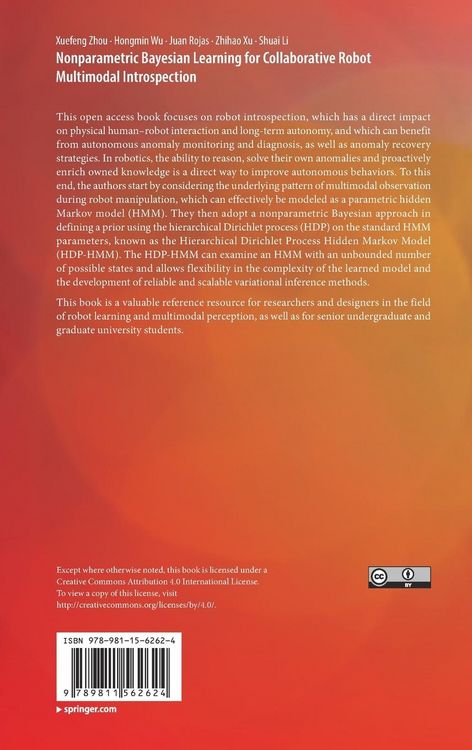 Produktbild: Nonparametric Bayesian Learning for Collaborative Robot Multimodal Introspection
