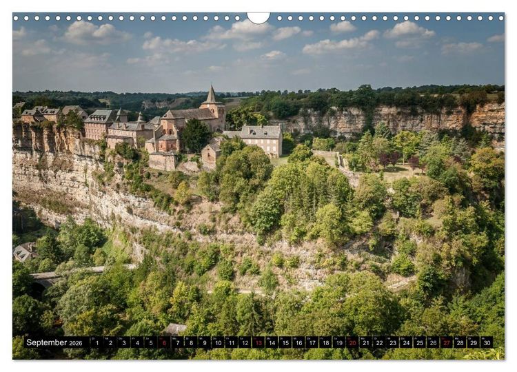 Produktbild: Unterwegs im D&eacute;partement Aveyron (Wandkalender 2026 DIN A3 quer), CALVENDO Monatskalender