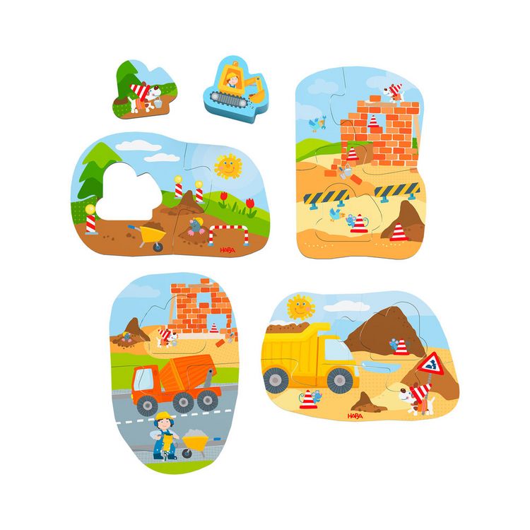 Produktbild: 4 erste Puzzles Baustelle