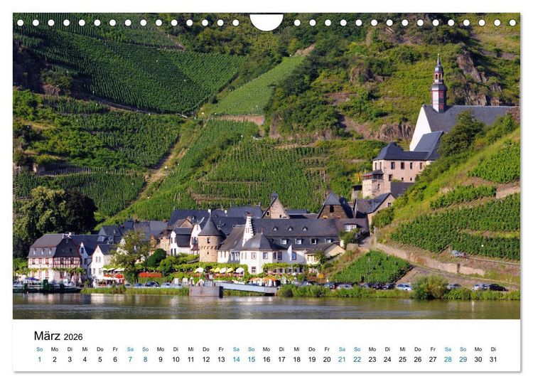 Produktbild: Moselurlaub - Cochem und Umgebung (Wandkalender 2026 DIN A4 quer), CALVENDO Monatskalender