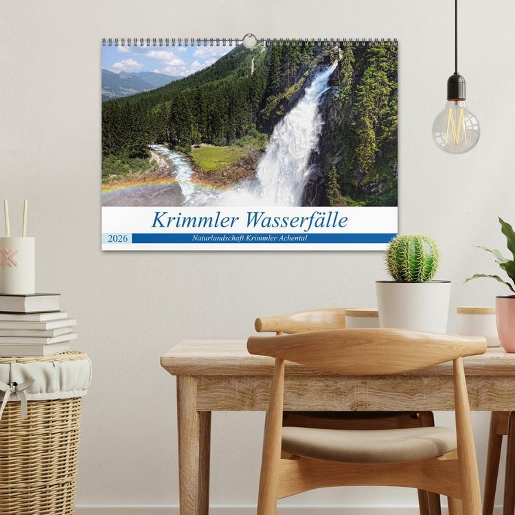 Produktbild: Krimmler Wasserf&auml;lle - Naturlandschaft Krimmler Achental (Wandkalender 2026 DIN A3 quer), CALVENDO Monatskalender