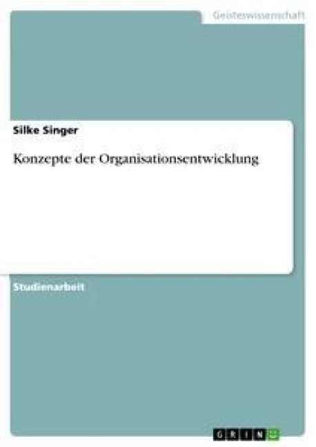Produktbild: Konzepte der Organisationsentwicklung