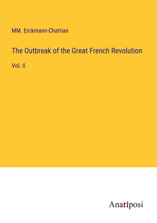 Produktbild: The Outbreak of the Great French Revolution