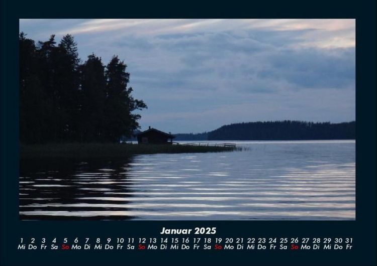 Produktbild: Die Seen der Erde 2025 Fotokalender DIN A4