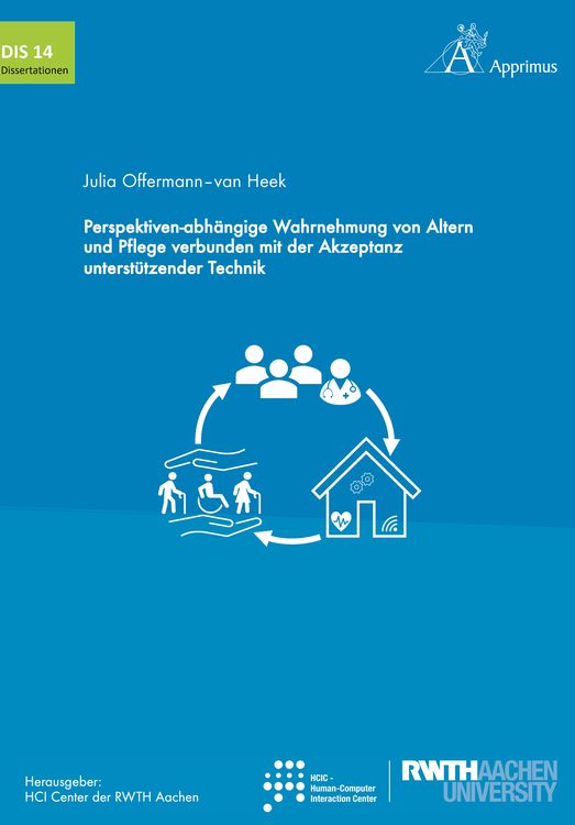 Produktbild: Perspektiven-abh&auml;ngige Wahrnehmung von Altern und Pflege verbunden mit der Akzeptanz unterst&uuml;tzender Technik