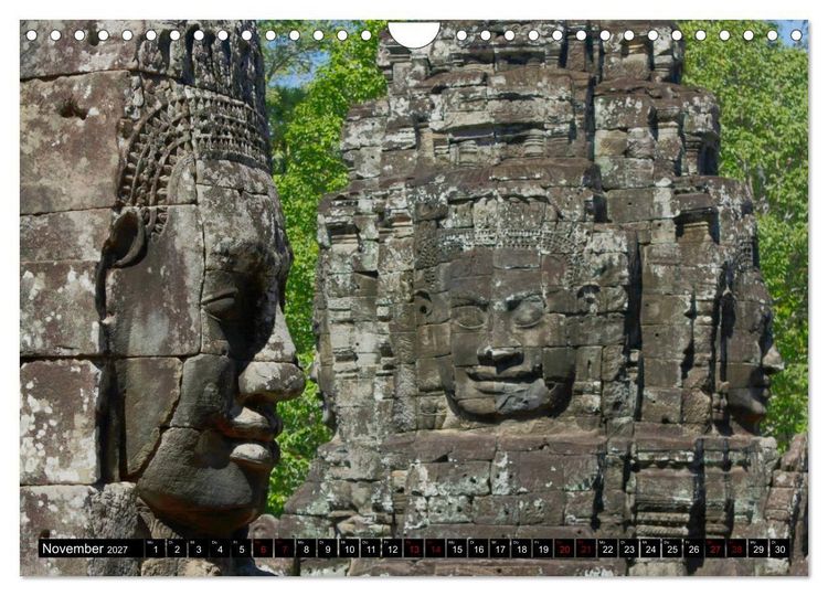 Produktbild: Angkor - Mythos im Reich der Khmer (Wandkalender 2027 DIN A4 quer), CALVENDO Monatskalender