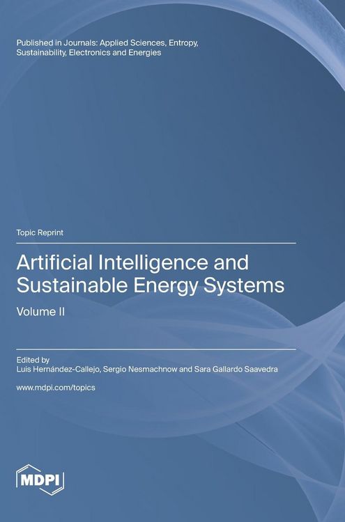 Produktbild: Artificial Intelligence and Sustainable Energy Systems