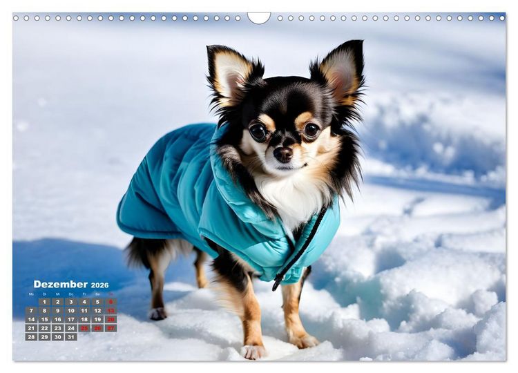 Produktbild: Chihuahua - der mutige Winzling (Wandkalender 2026 DIN A3 quer), CALVENDO Monatskalender