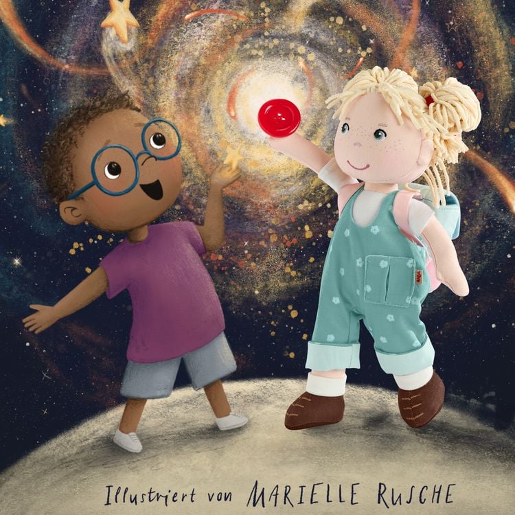 Produktbild: HABA Carmushka Puppe Tilli - bekannt aus &bdquo;Mein Knopf, ein Universum&ldquo;