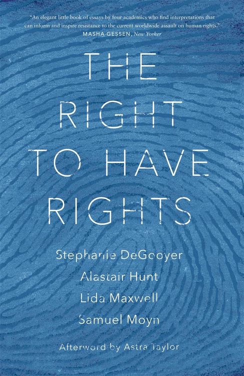 Produktbild: The Right to Have Rights