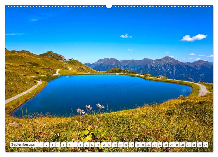 Produktbild: Gr&uuml;&szlig;e aus Bad Hofgastein (hochwertiger Premium Wandkalender 2026 DIN A2 quer), Kunstdruck in Hochglanz