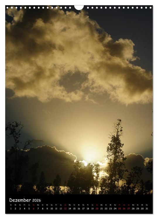 Produktbild: Hawaiian Sunsets (Wandkalender 2026 DIN A3 hoch), CALVENDO Monatskalender