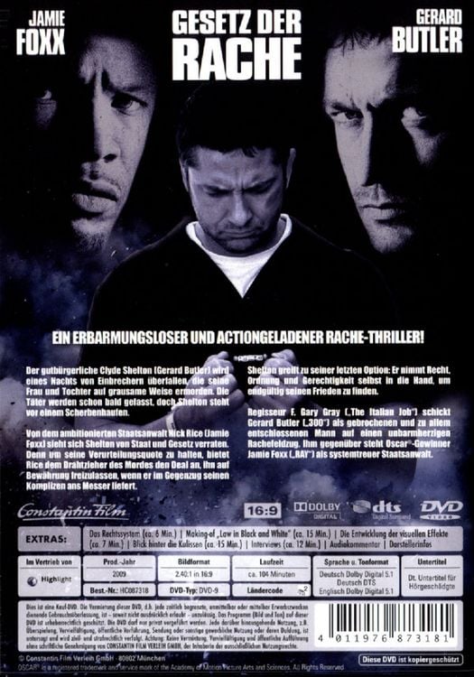 Produktbild: Gesetz der Rache