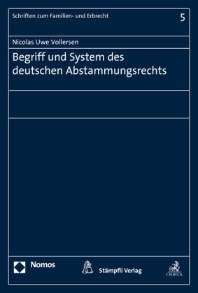 Produktbild: Begriff und System des deutschen Abstammungsrechts