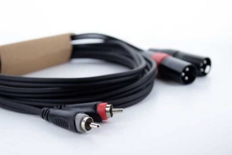 Produktbild: Cordial EU 1,5 MC XLR Verbindungskabel [2x XLR-Stecker 3 polig - 2x Cinch-Stecker] 1.50 m Schwarz
