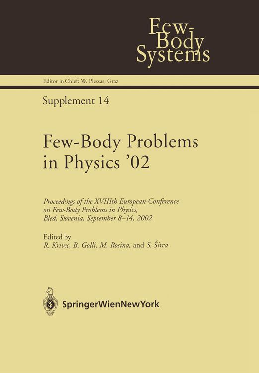 Produktbild: Few-Body Problems in Physics &rsquo;02