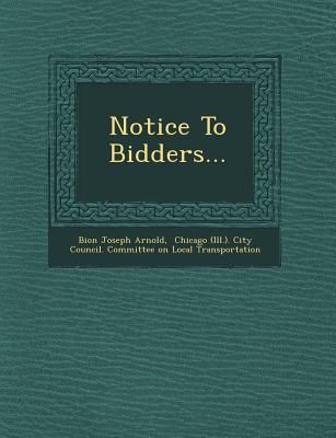 Produktbild: Notice to Bidders...