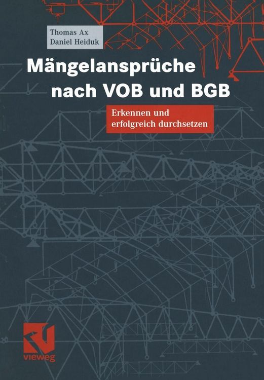 Produktbild: M&auml;ngelanspr&uuml;che nach VOB und BGB