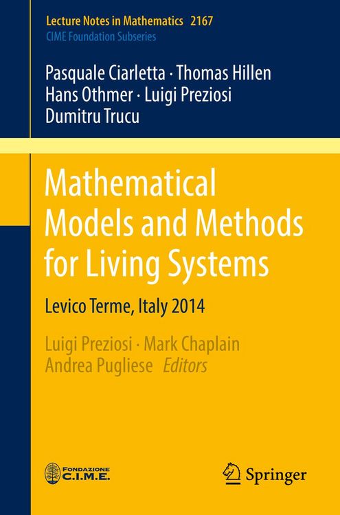 Produktbild: Mathematical Models and Methods for Living Systems
