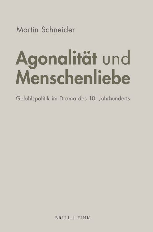Produktbild: Agonalit&auml;t und Menschenliebe