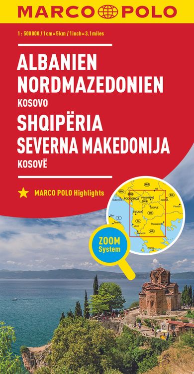 Bild vom Artikel MARCO POLO Länderkarte Albanien, Nordmazedonien 1:500 000 vom Autor Marco Polo Verlag
