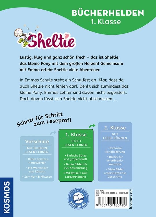 Produktbild: Sheltie, B&uuml;cherhelden 1. Klasse, Sheltie in der Schule