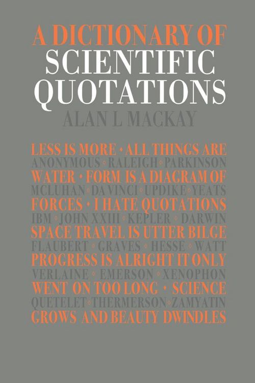 Produktbild: A Dictionary of Scientific Quotations
