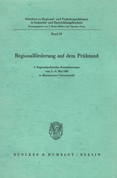 Produktbild: Regionalf&ouml;rderung auf dem Pr&uuml;fstand.