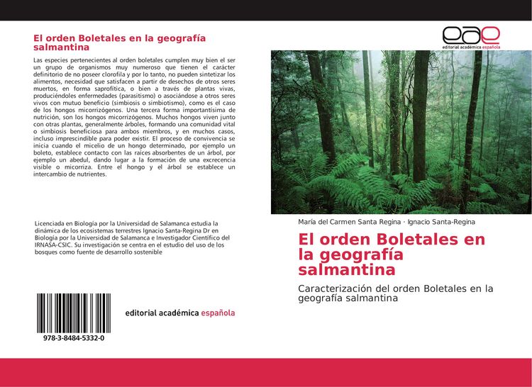 Produktbild: El orden Boletales en la geograf&iacute;a salmantina