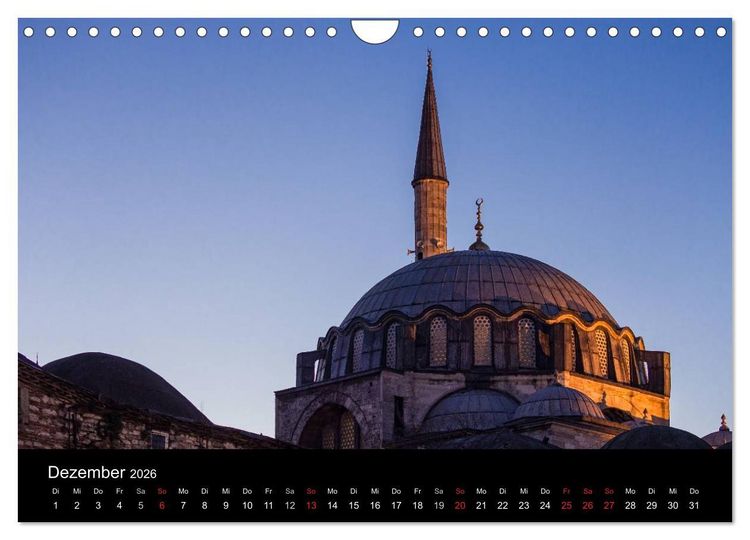 Produktbild: Unterwegs in Istanbul (Wandkalender 2026 DIN A4 quer), CALVENDO Monatskalender