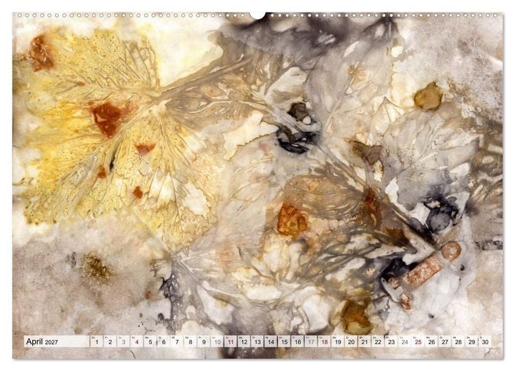 Produktbild: Botanical Printing - Magische Pflanzendrucke (Wandkalender 2027 DIN A2 quer), CALVENDO Monatskalender