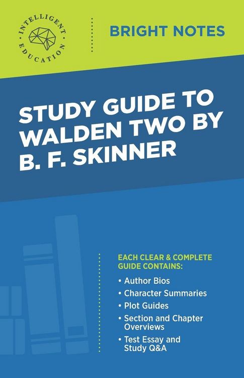 Produktbild: Study Guide to Walden Two by B. F. Skinner