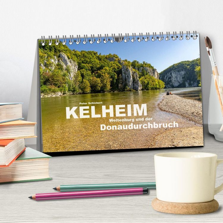 Produktbild: Kelheim, Weltenburg und der Donaudurchbruch (Tischkalender 2026 DIN A5 quer), CALVENDO Monatskalender