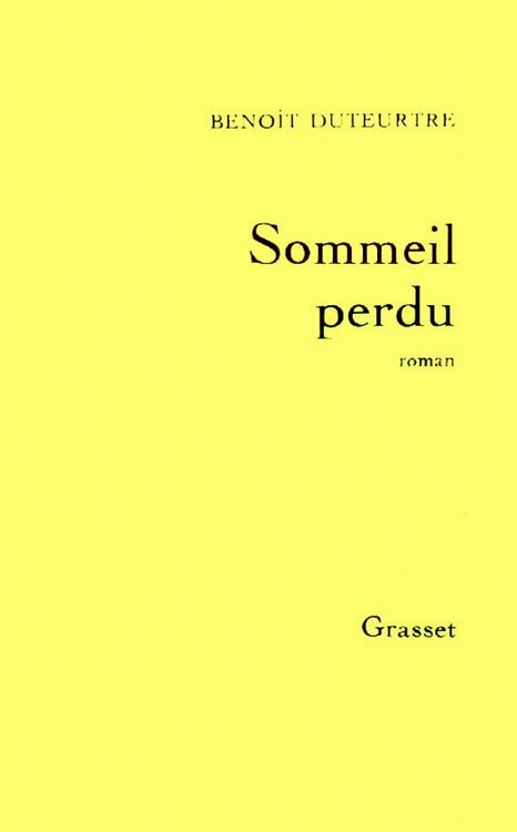 Produktbild: Sommeil perdu