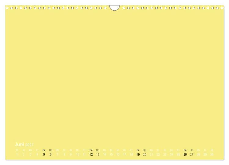 Produktbild: Bastelkalender - Gelb (Wandkalender 2027 DIN A3 quer), CALVENDO Monatskalender